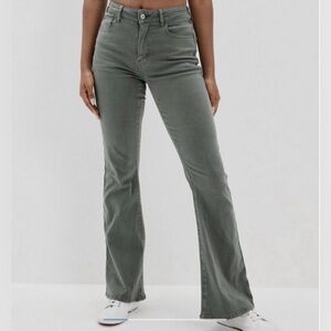 American Eagle super high rise flare jeans